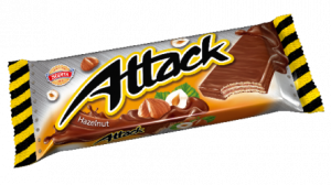 Attack - Cocoa Coated Wafer With Hazelnut Filling 30g